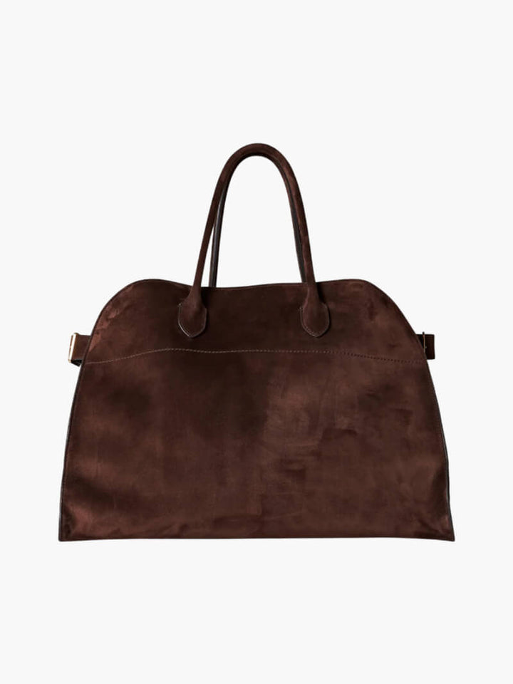 Large Structured Tote Bag in Vegan Leather