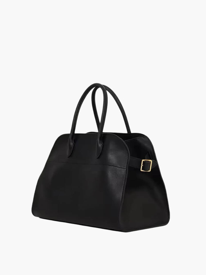 Large Structured Tote Bag in Vegan Leather