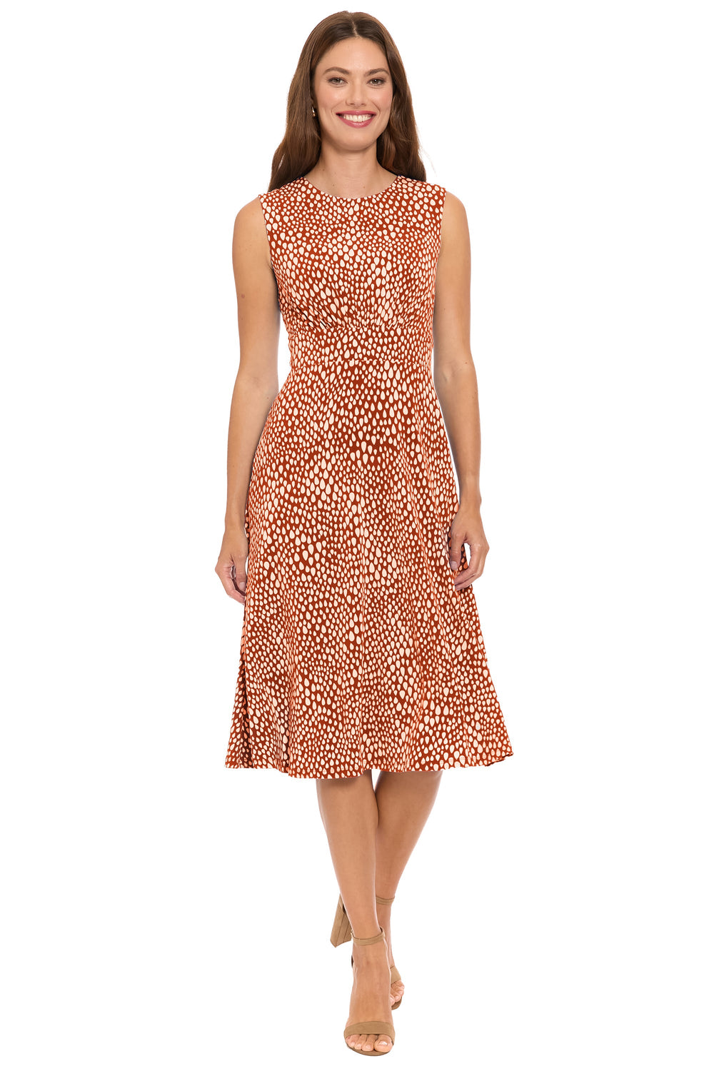 Kirby Inset Waist Dress in Mini Tear Drops for Women - gallery