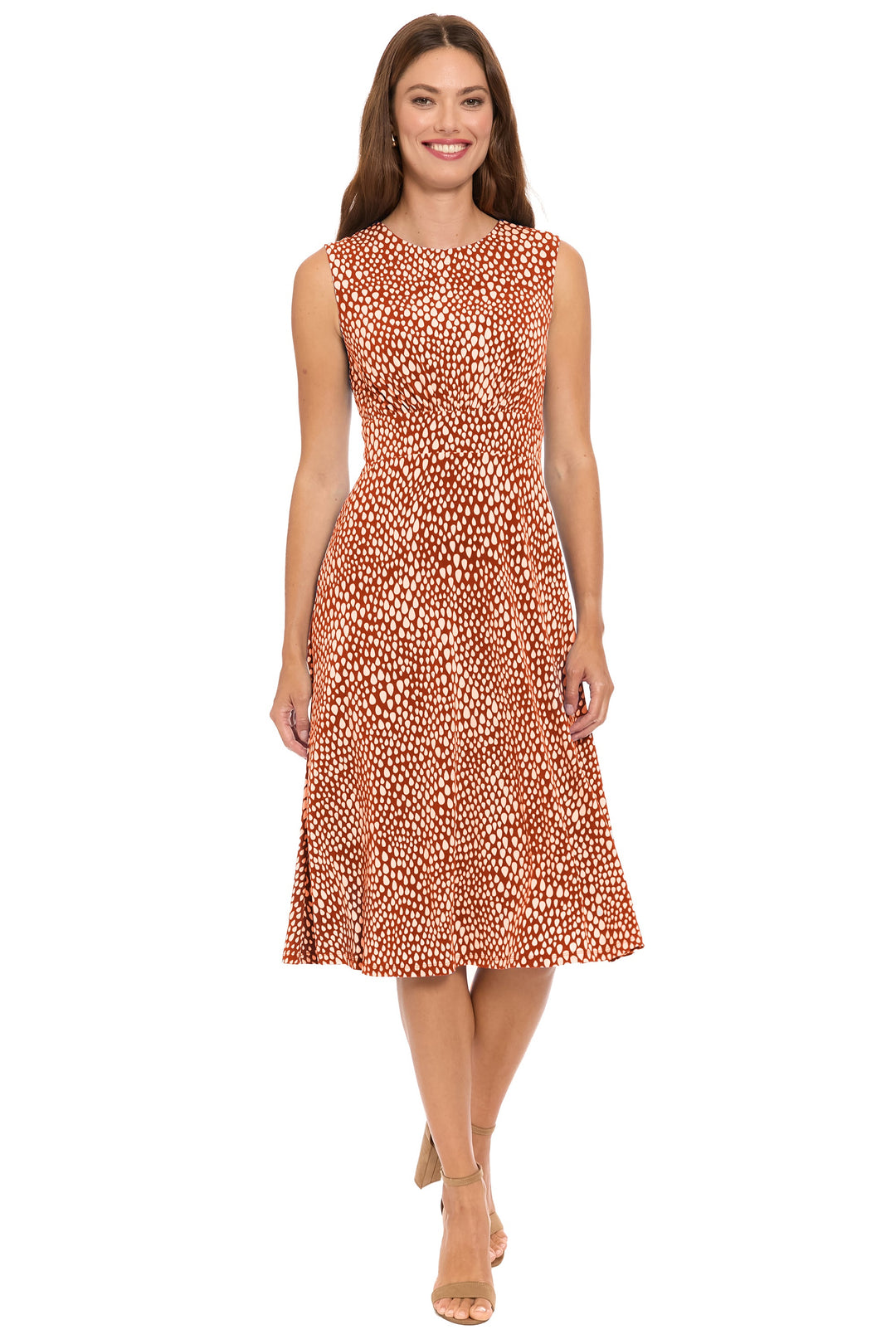 Kirby Inset Waist Dress in Mini Tear Drops for Women - gallery