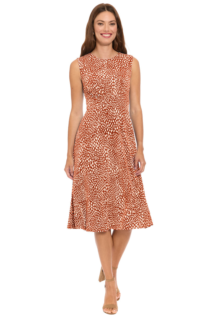 Kirby Inset Waist Dress in Mini Tear Drops for Women - gallery