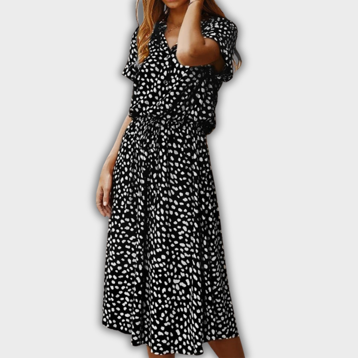Lesley Summer Dress for Women - Black