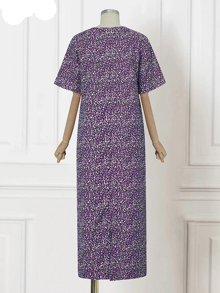 Plus Size African Print Maxi Dress for Women - gallery