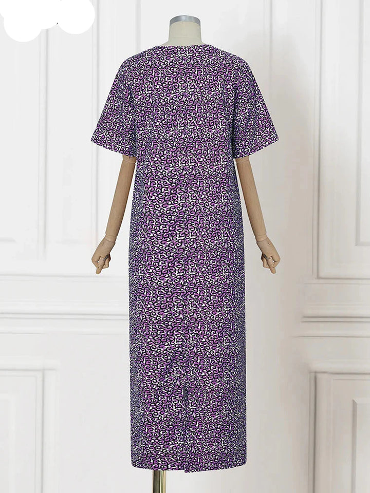 Plus Size African Print Maxi Dress for Women - gallery