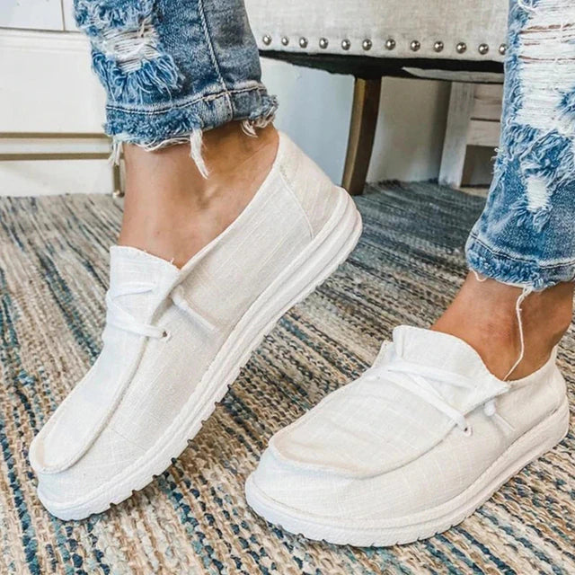 Lace-Up Shoes with Adjustable Fit for Women
