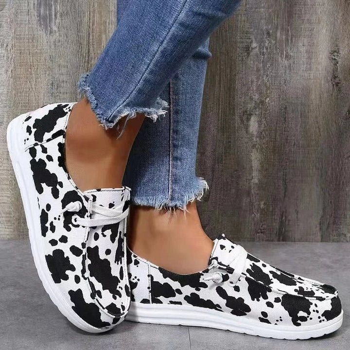 Lace-Up Shoes with Adjustable Fit for Women