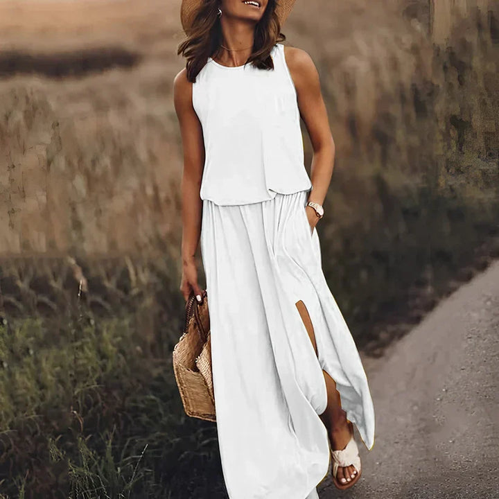 Colourful Easy-Wear Dress in Six Shades for Women