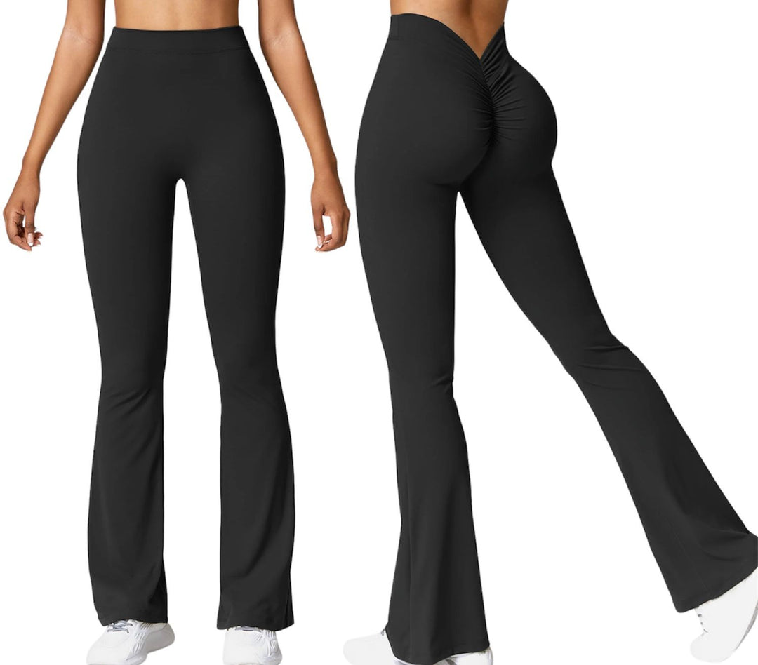 Legging Flared V Back Push Up Leggings for Women - gallery