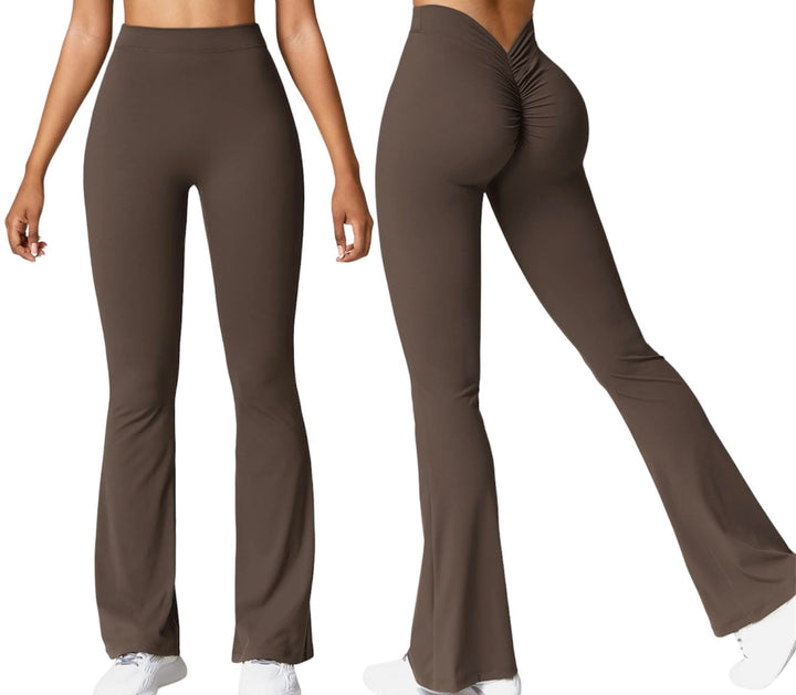 Legging Flared V Back Push Up Leggings for Women - gallery