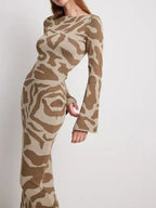 Stacey - Graceful Floral Maxi Gown