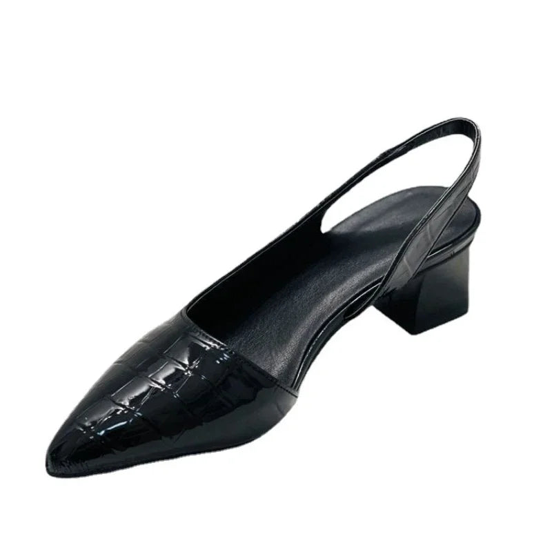 Zarrah Brown High Heel Court Shoes for Women