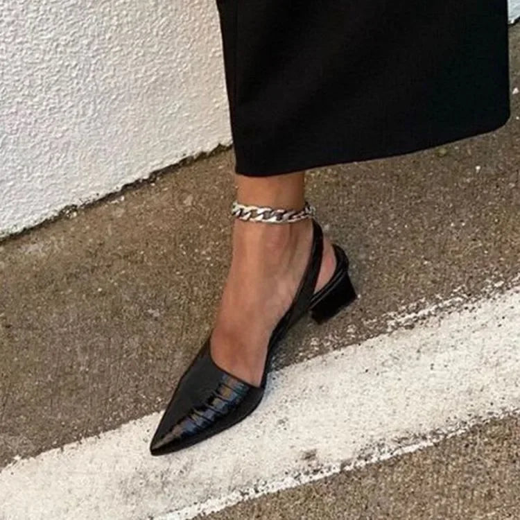 Zarrah Brown High Heel Court Shoes for Women