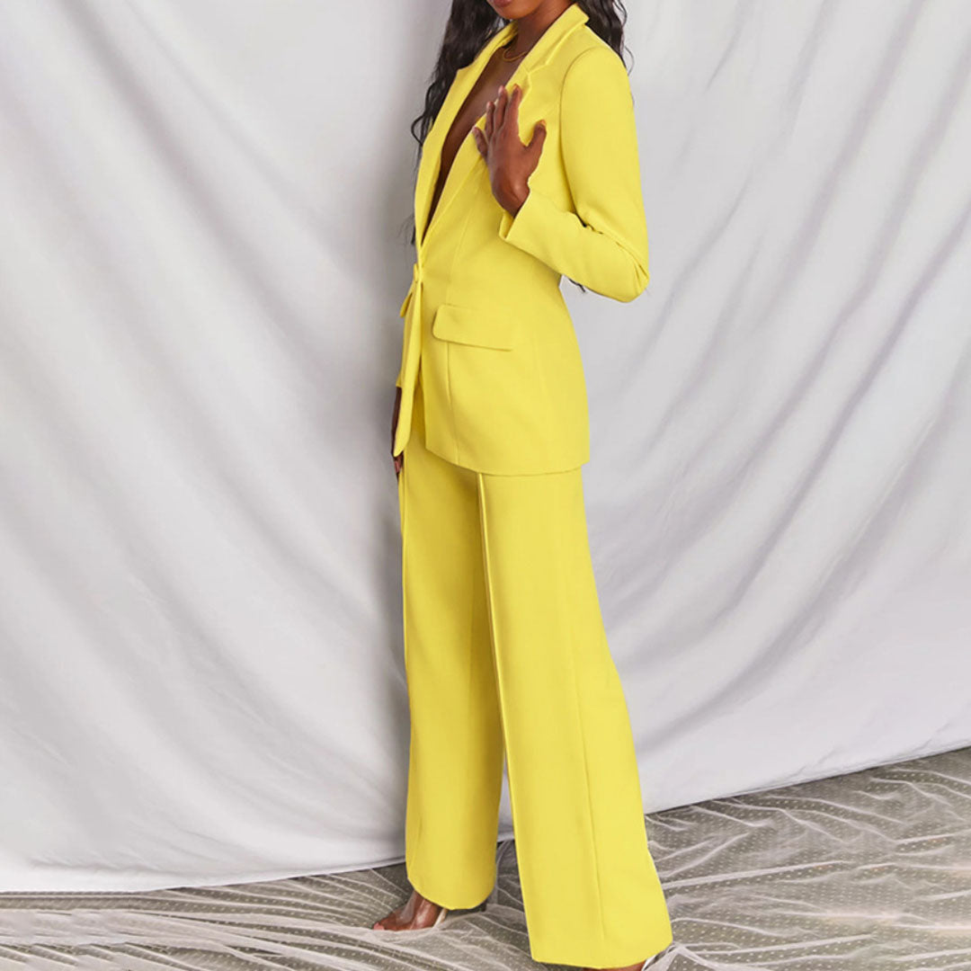 Hayley Two-Piece Blazer and Trouser Set for Women