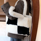 Dante Plush Handbag | Chic Winter Must-Have for Women