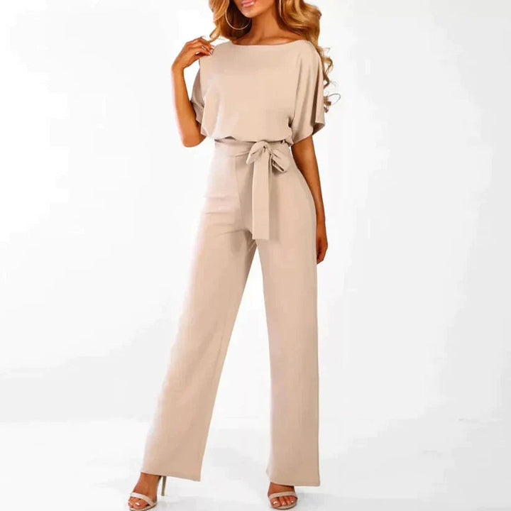 Wide-Leg Jumpsuit with Fitted Waist for Women