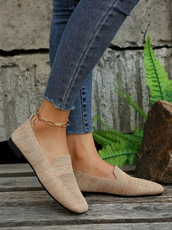 Classic Round Toe Ballet Flats - Versatile Everyday Shoes