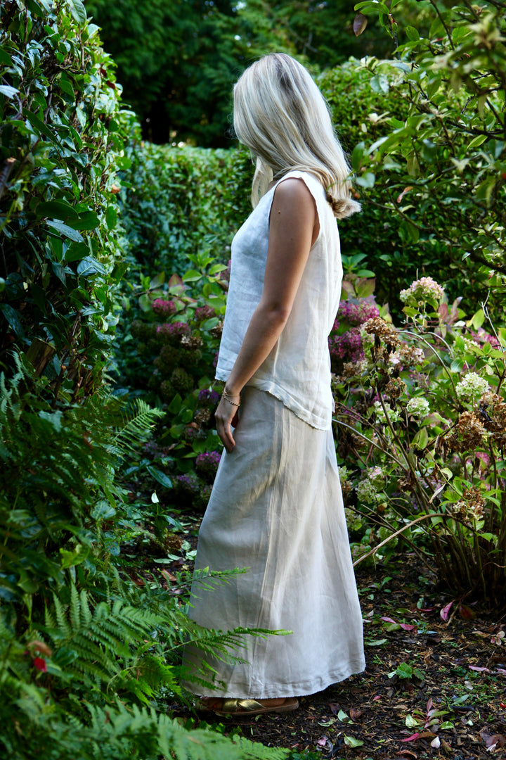 Aimie Linen Top for Women - gallery