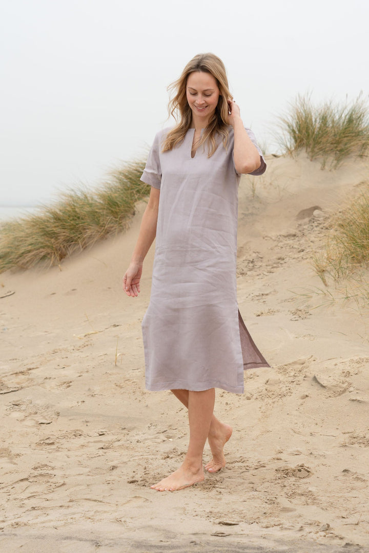 Annie Linen Dress | Relaxed Linen Dress — gallery