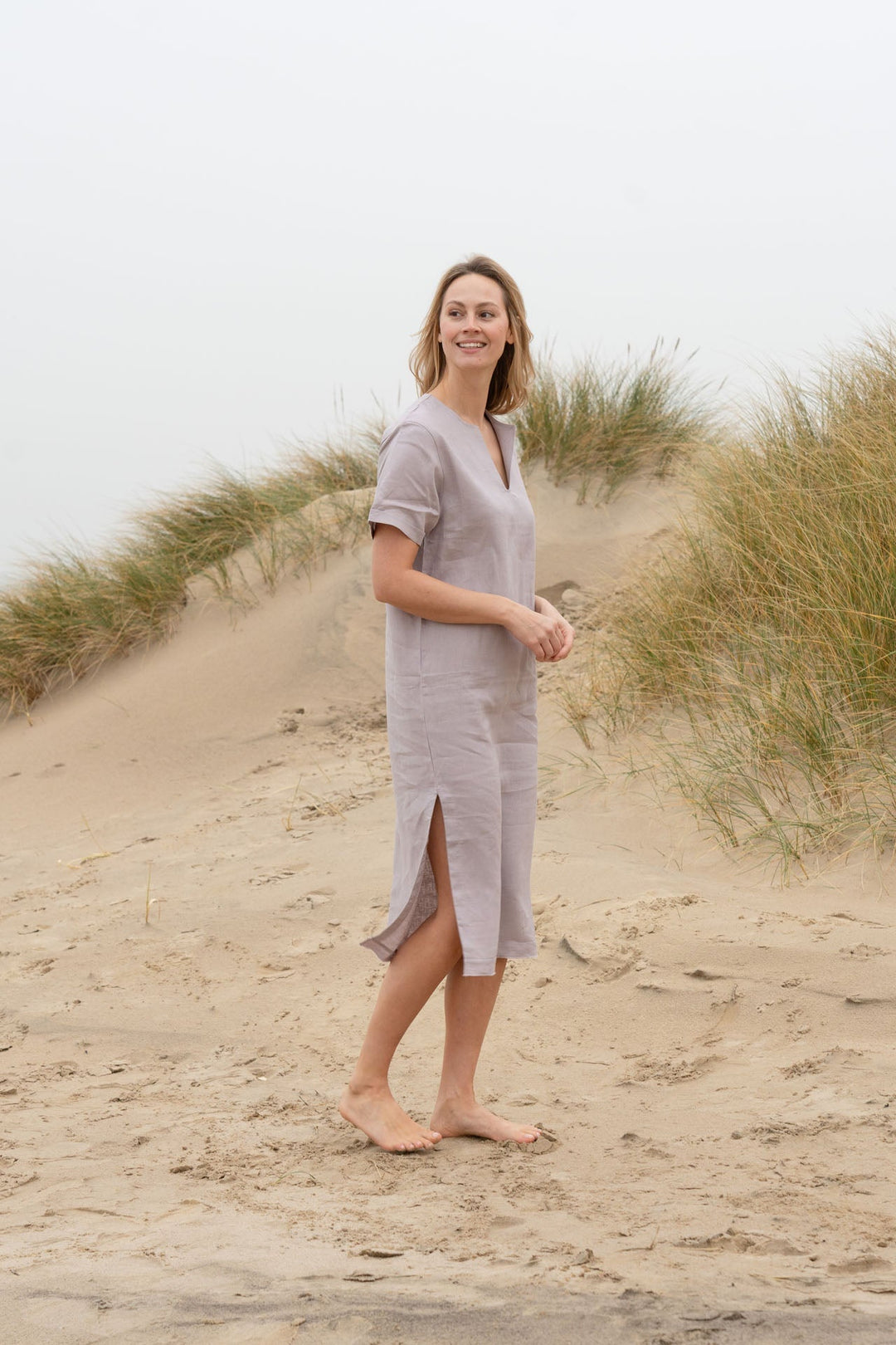 Annie Linen Dress | Relaxed Linen Dress — gallery