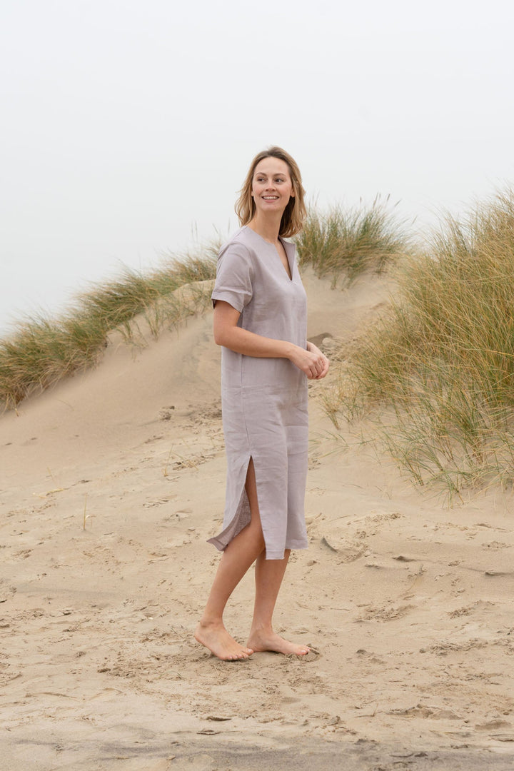 Annie Linen Dress | Relaxed Linen Dress — gallery