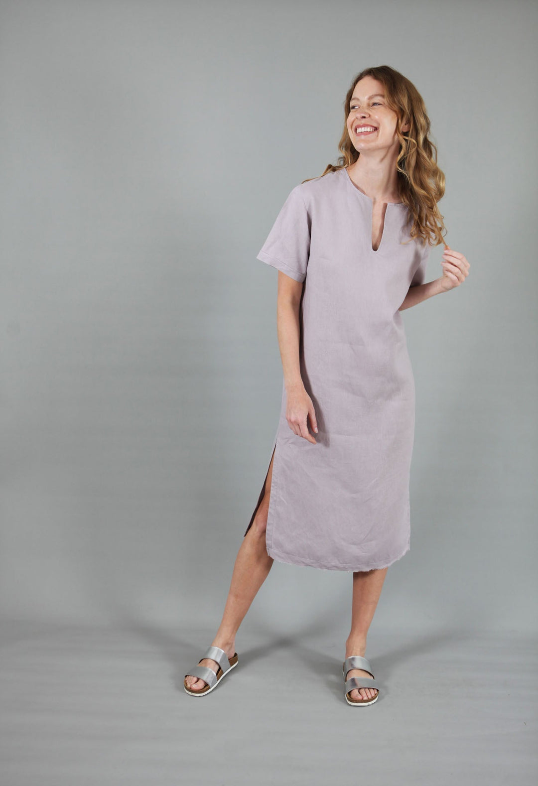 Annie Linen Dress | Relaxed Linen Dress — gallery