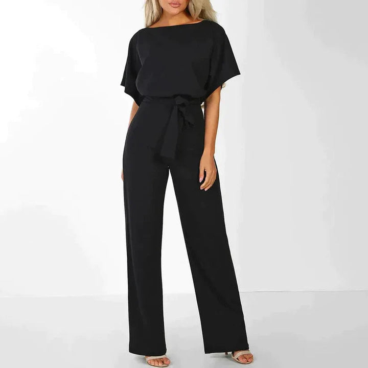 Wide-Leg Jumpsuit with Fitted Waist for Women
