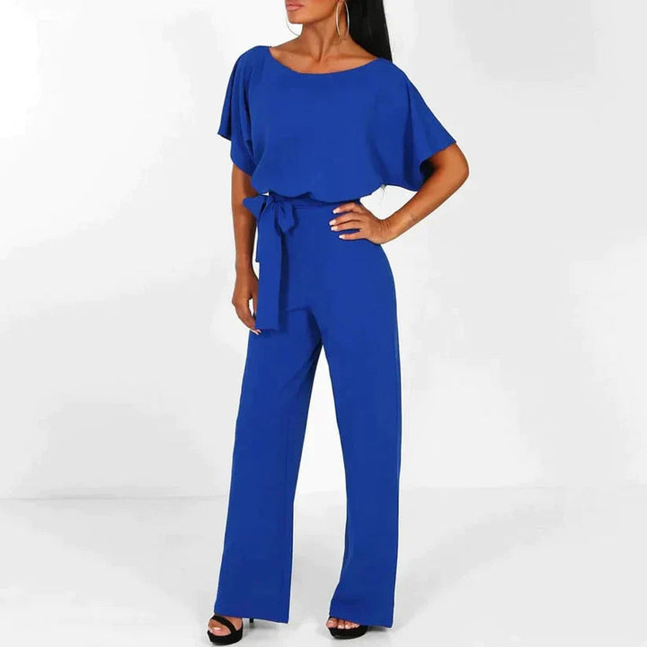 Wide-Leg Jumpsuit with Fitted Waist for Women