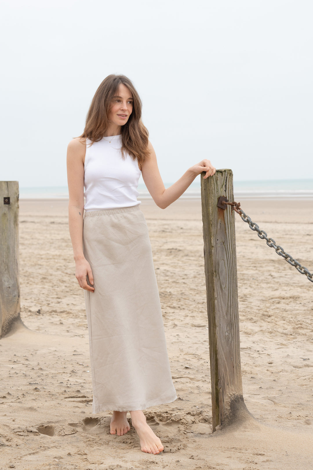Bettie Linen Skirt for Women - gallery