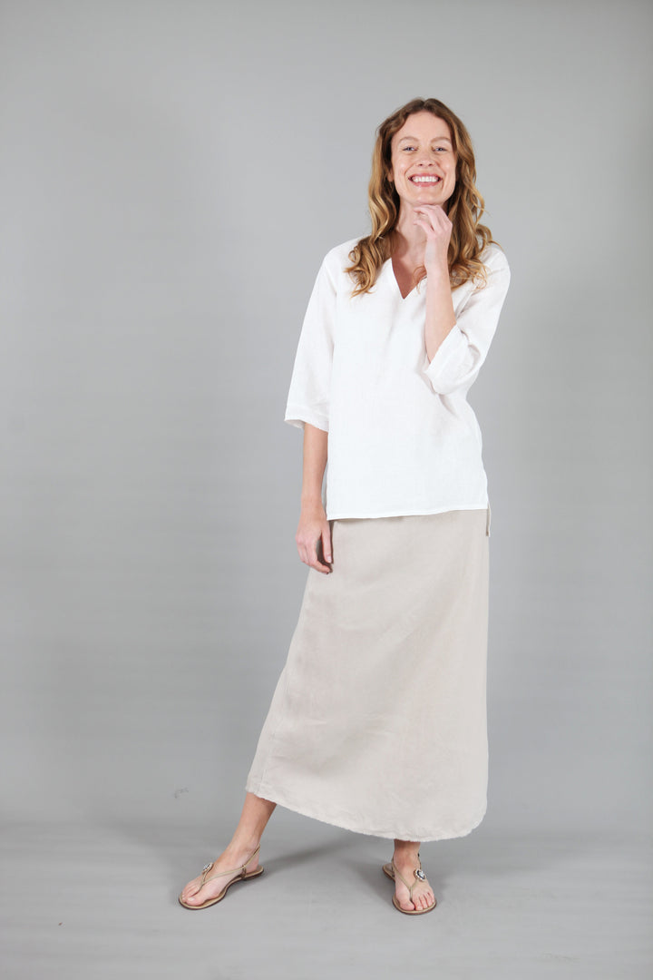 Bettie Linen Skirt for Women - gallery