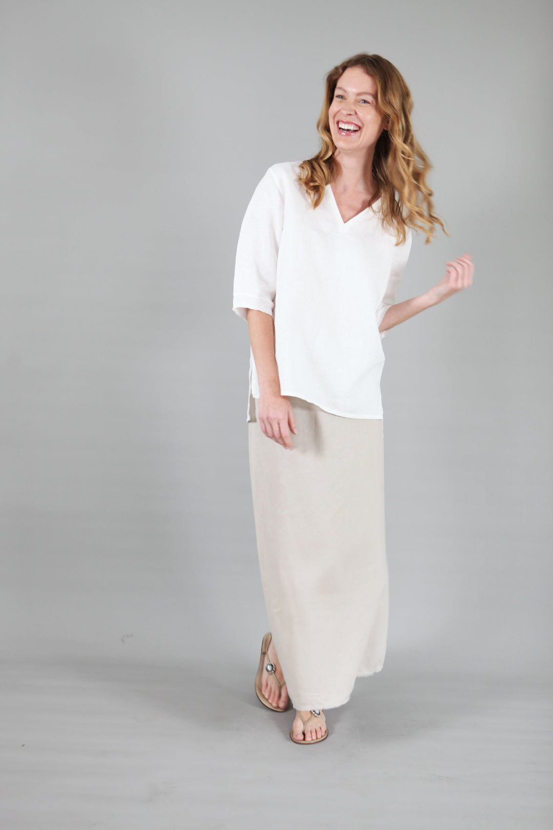 Bettie Linen Skirt for Women - gallery