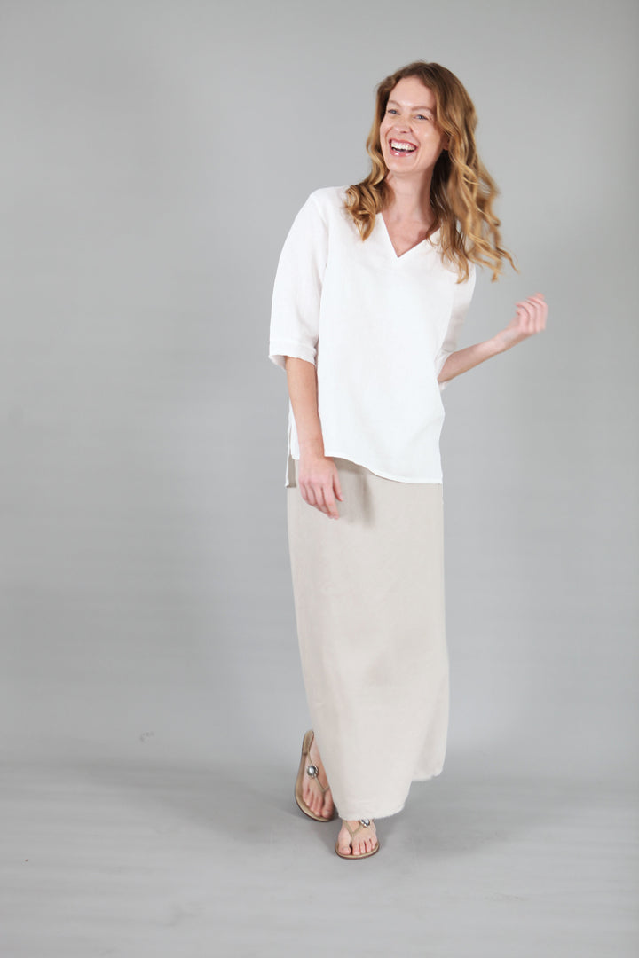 Bettie Linen Skirt for Women - gallery