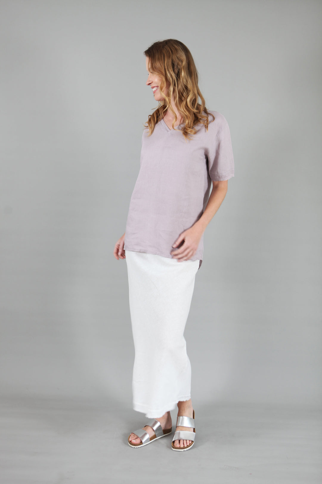 Bettie Linen Skirt for Women - gallery