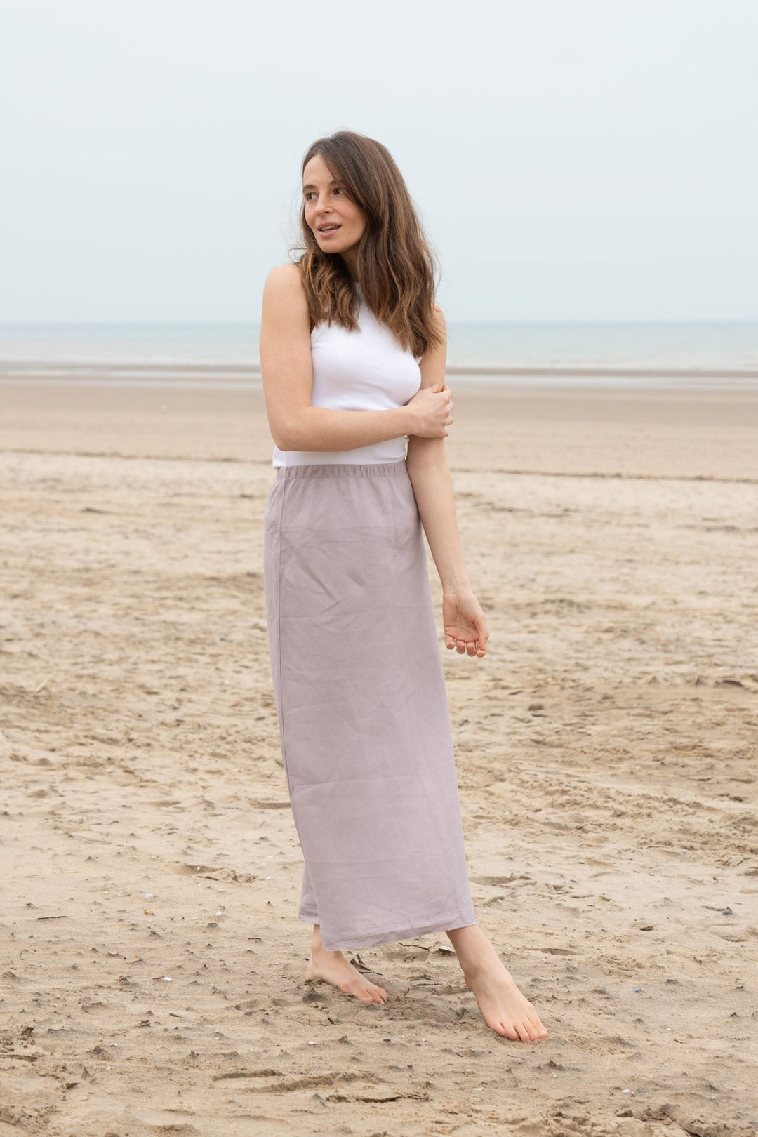Bettie Linen Skirt for Women - Poldark