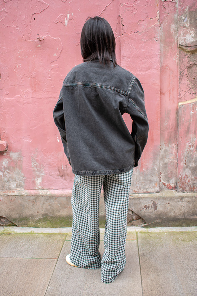 Dr Denim Evon Aged Black Worker Jacket for Women - gallery