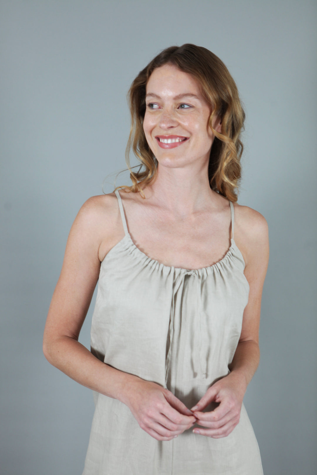 Bonnie Linen Jumpsuit for Women - gallery