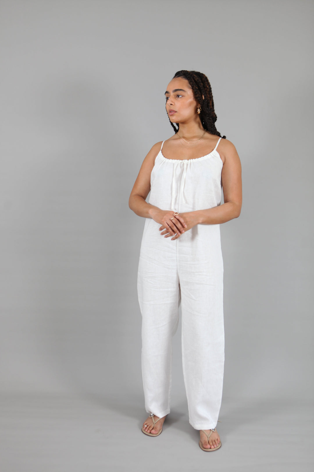 Bonnie Linen Jumpsuit for Women - gallery