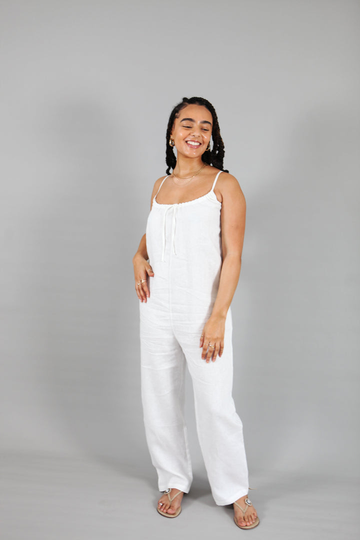 Bonnie Linen Jumpsuit for Women - gallery