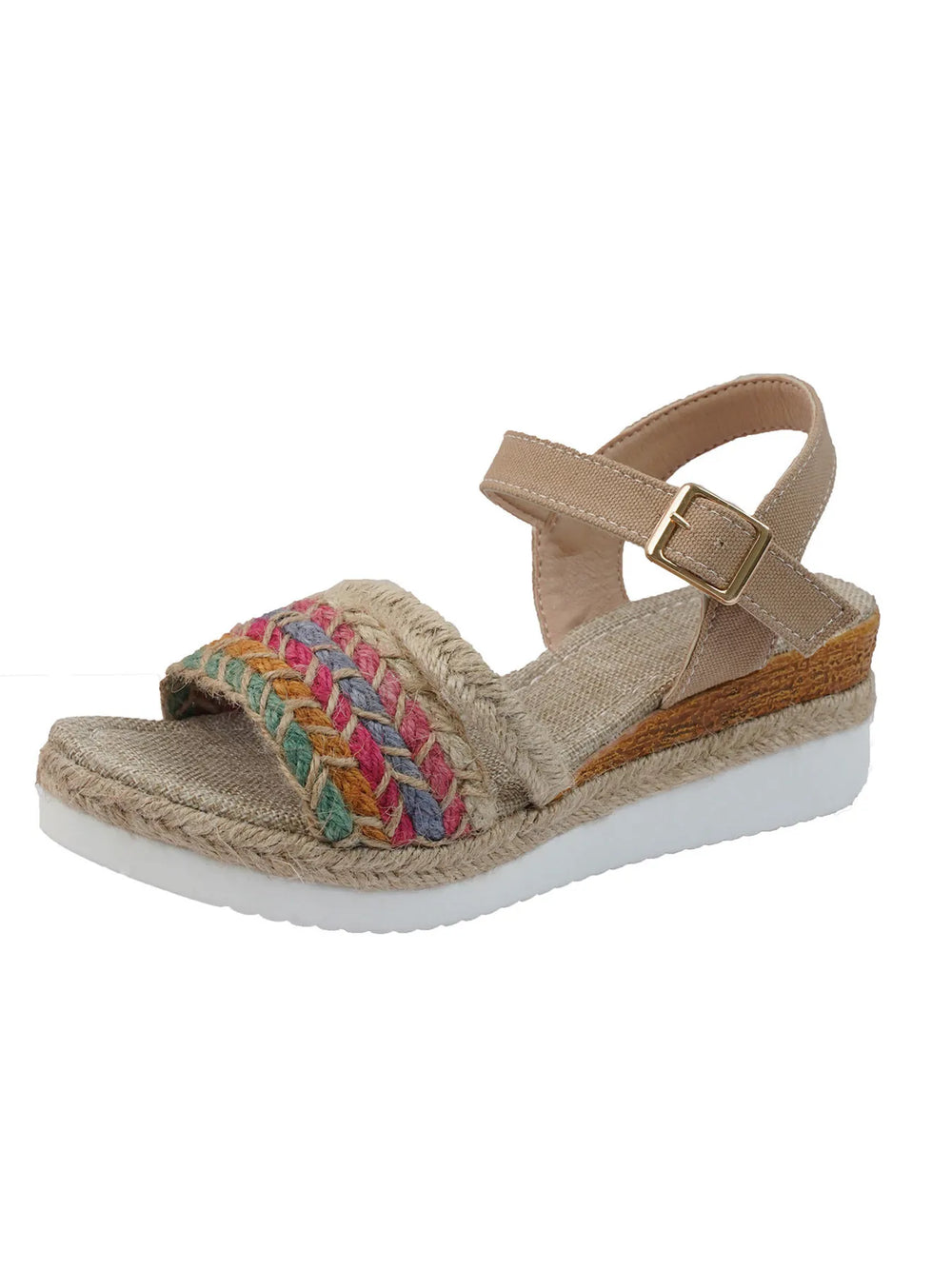 Rainbow Wedge Sandals for Women - gallery
