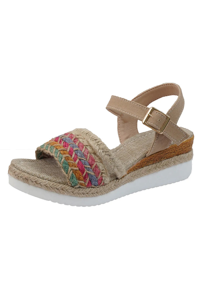 Rainbow Wedge Sandals for Women - gallery