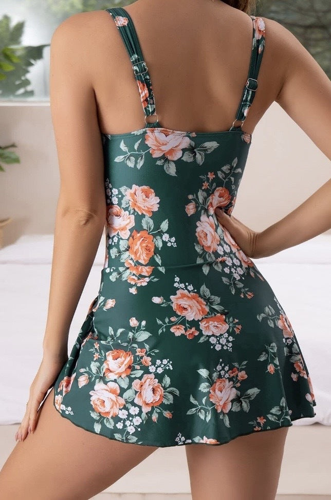 Tummy Control One-Piece Swimsuit with Flattering Fit