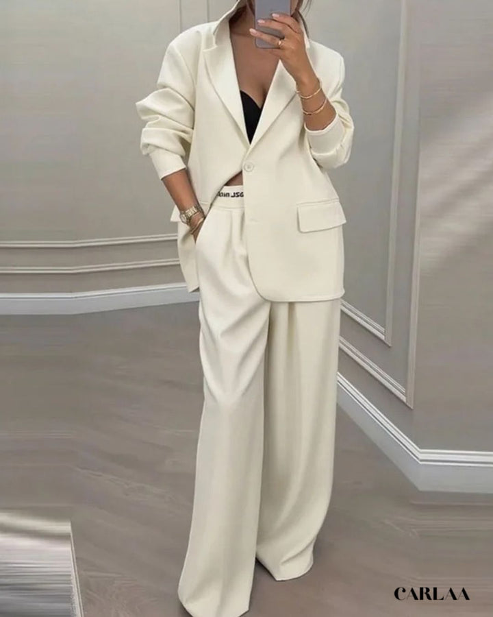 Elegant Oversized Trouser Suit for Women - gallery