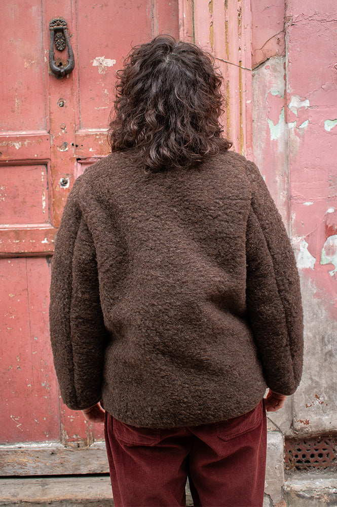 Yoko Nordeen Dark Brown Jacket for Women - gallery