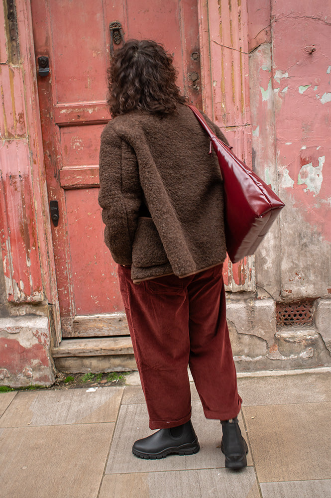 Yoko Nordeen Dark Brown Jacket for Women - gallery