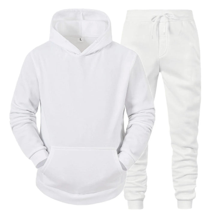 Couples Matching Sweat Suits - White