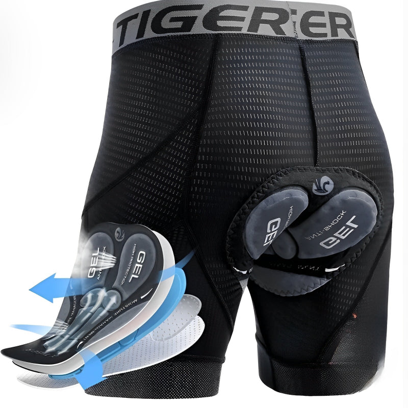 Padded Cycling Underwear - Gray