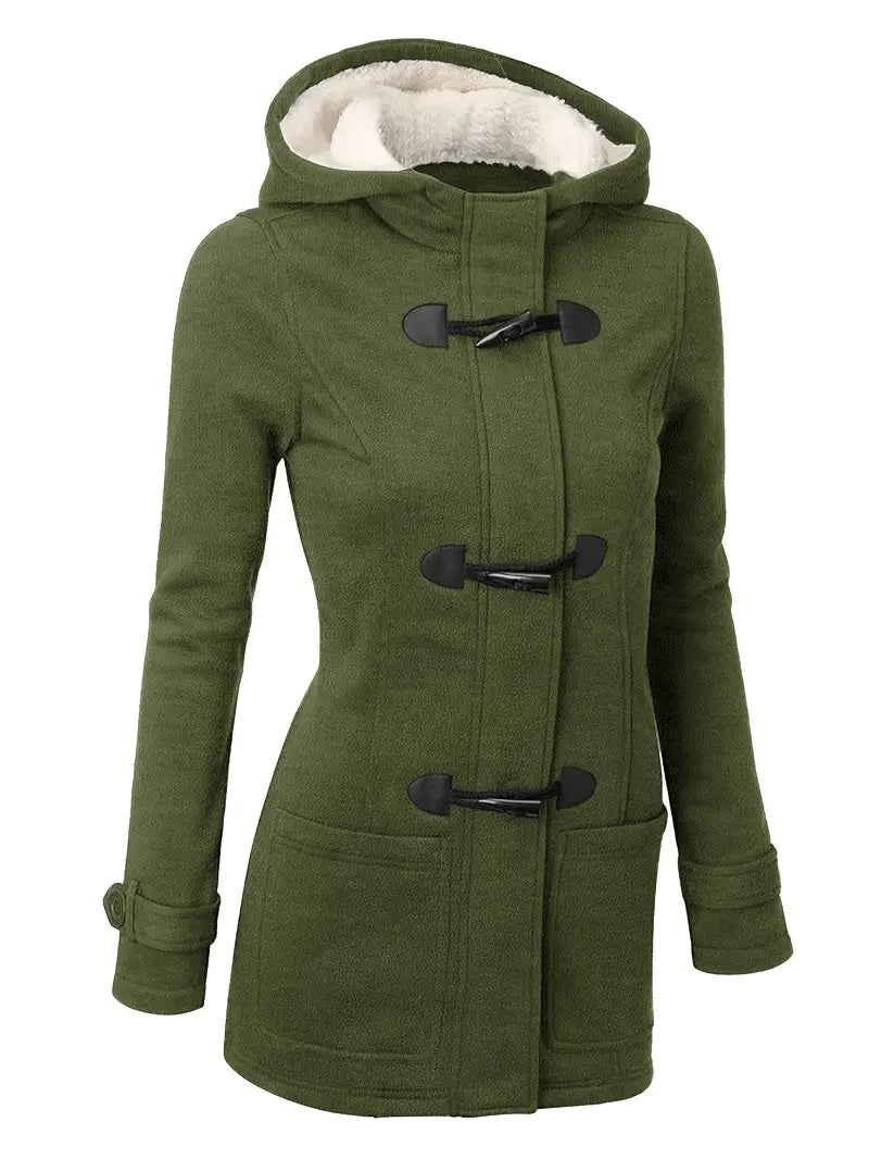 Longline Insulated Winter Coat with Cosy Lining for Women
