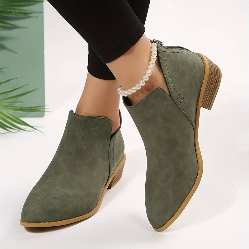 Women's Ankle Boots with Reinforced Ankle Support