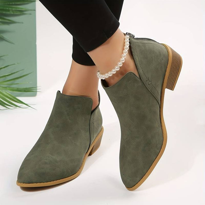 Women's Ankle Boots with Reinforced Ankle Support