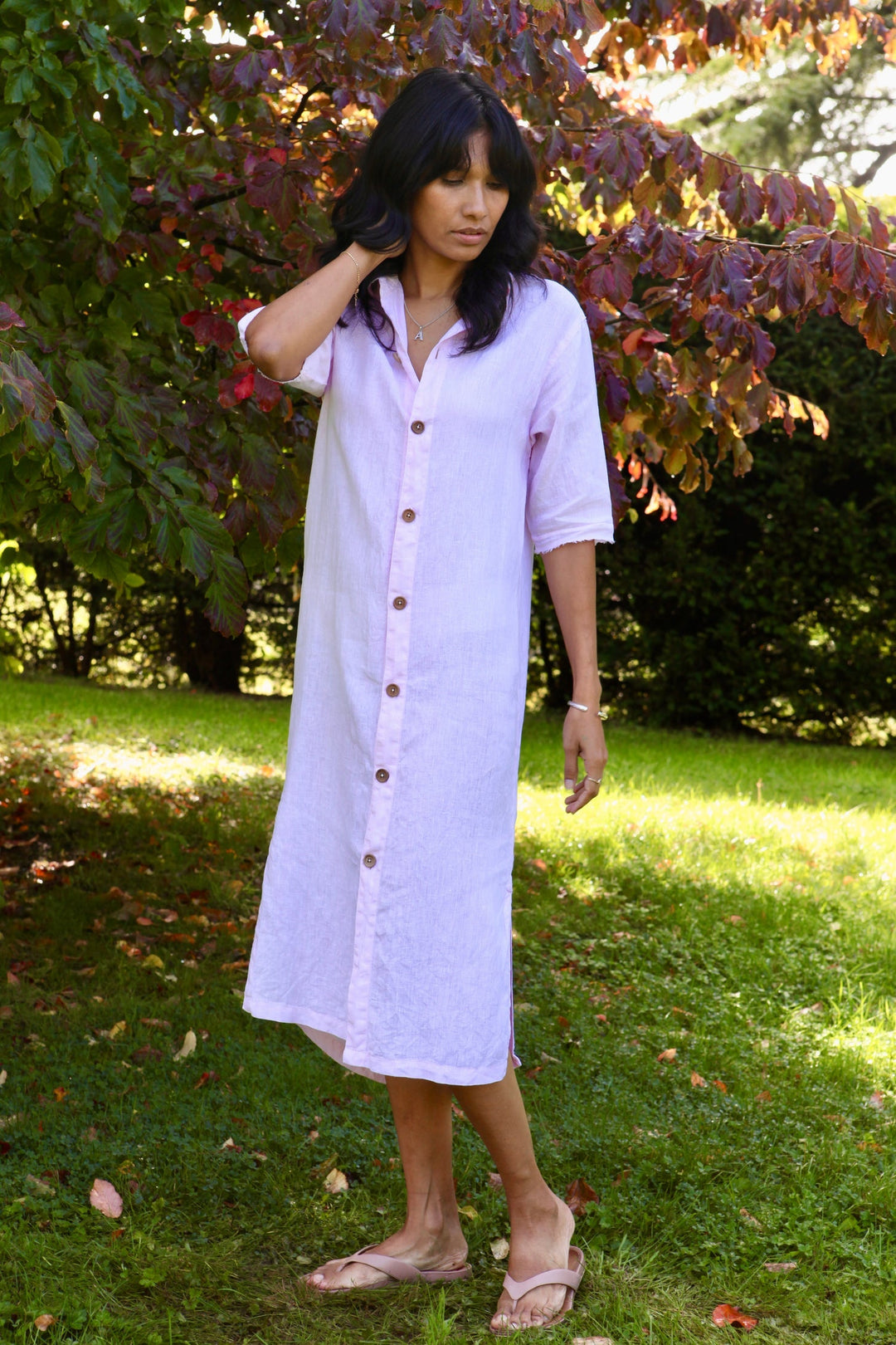 Dollie Linen Shirt Dress | Linen Shirt Dress