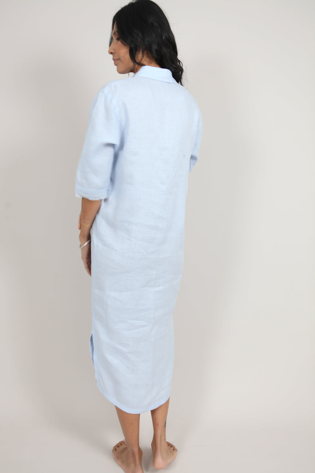 Dollie Linen Shirt Dress for Women - gallery